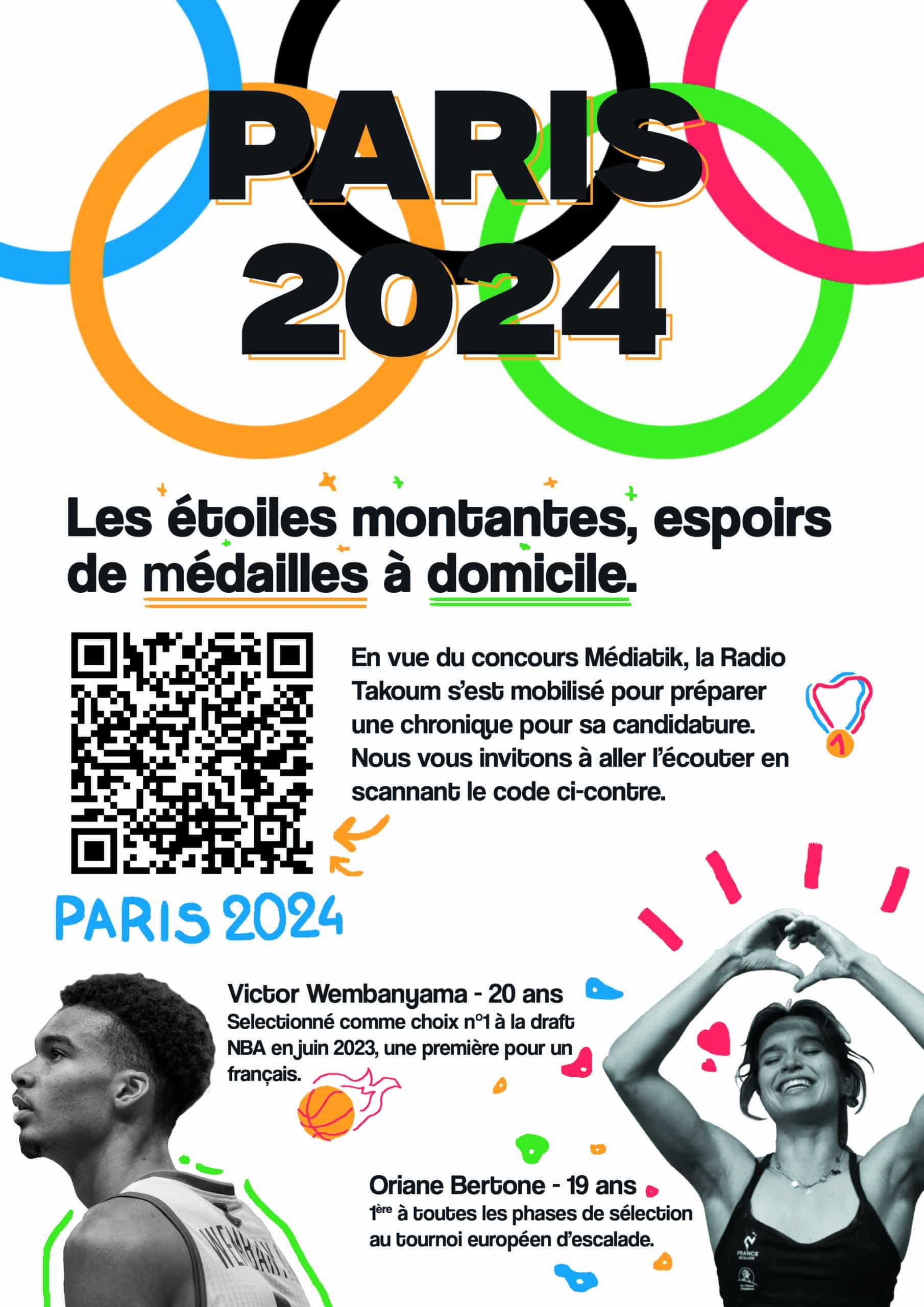 Affiche chronique Paris 2024 A4